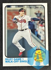 2022 Topps Heritage Riley Game 1 Walk-Off Single #205 - Atlanta Braves